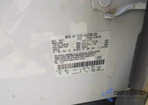 2012 Ford Explorer Xlt from USA, damaged, VIN 1FMHK7D80CGA11819